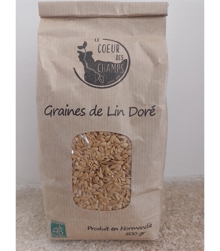 Lin doré bio - sachet 500 grammes