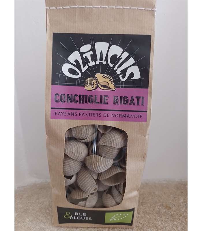 Pâtes fermières aux algues CONCHIGLI bio sachet